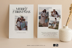 Christmas Card Template CC174