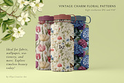 Vintage Botanicals Floral Patterns, a Pattern Graphic by Olya Creative (Thumbnail 18 of 18)