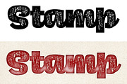 Distressed Retro Stamp Text Effect, a Layer Style Add-On by studiogstock (Thumbnail 2 of 3)