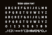 Thend Geom - Round & Thick Font, a Sans Serif Font by Iqsiart Studio (Thumbnail 5 of 7)