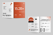 Modern Geometric Impact Report, a Brochure Template by fakhroo (Thumbnail 3 of 9)