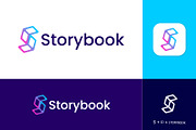 Storybook - S letter modern logo, a Branding & Logo Template by Logodesignpond (Thumbnail 4 of 4)