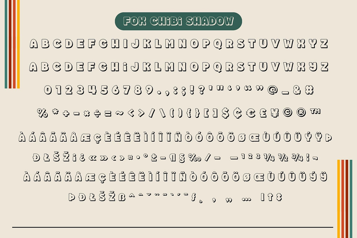 Fox Chibi: 4 Font Styles, a Handwritten Font by Fox7 By Rattana (Photo 11 of 13)