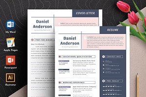 Resume Cv Template Word Apple Pages