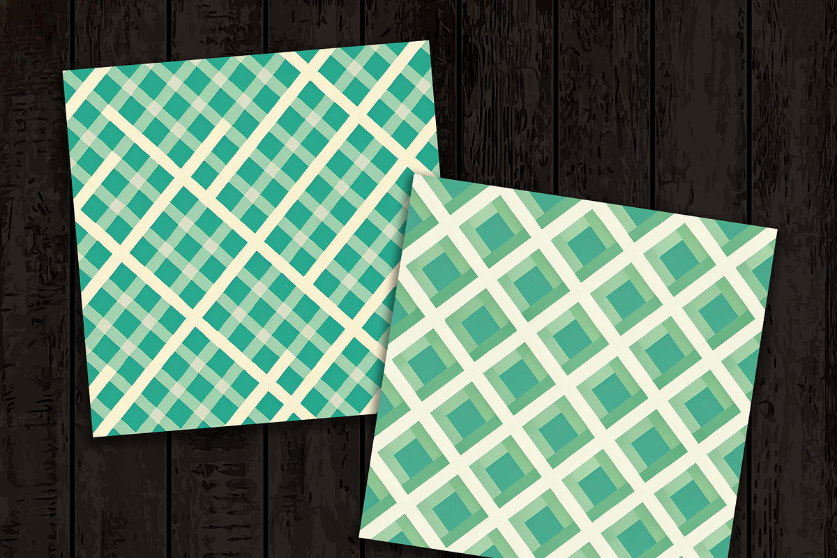 Pink and Green Digital Paper, a Pattern Graphic by Design Scotch (Photo 6 of 8)