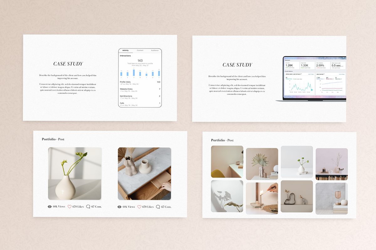Social Media Portfolio, a Presentation Template by PittaFinePrint (Photo 4 of 8)