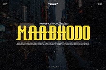 Maabhodo a Strong Bold Display Font