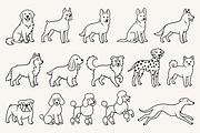 Cute Dog Breed Line Art illustration, an Animal Illustration by Kusumaillustration (Thumbnail 5 of 7)