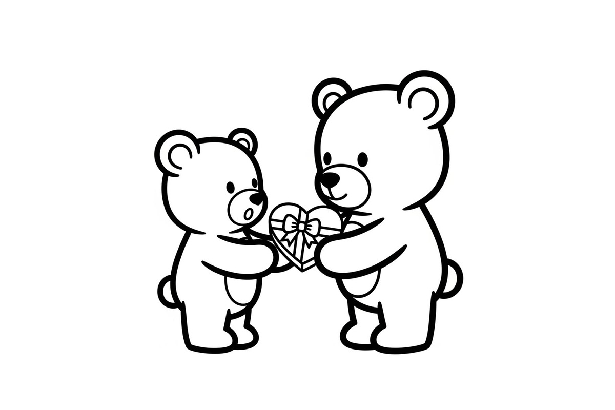 Cute Teddy Bear Love Vector Bundle, an Illustration by Designs_River (Photo 6 of 51)