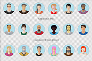 People avatars collection, an Education Illustration by Digithings (Thumbnail 2 of 2)