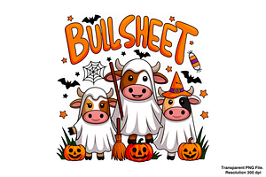 Bull Sheet PNG, Halloween Png, a Graphic by Clipart Bloom