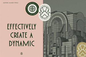 Monterio - Modern Art Deco Typeface