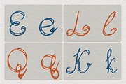 QUALIRVEY fanky curvy font, a Script Font by CHIMERA (Thumbnail 4 of 9)