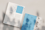 Minimal Report Template Canva, a Brochure Template by frommakertomaker (Thumbnail 4 of 6)