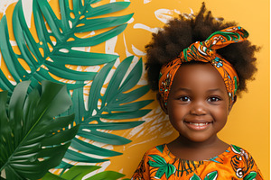 Vibrant African child day mockup, a Person Photo by Ylivdesign