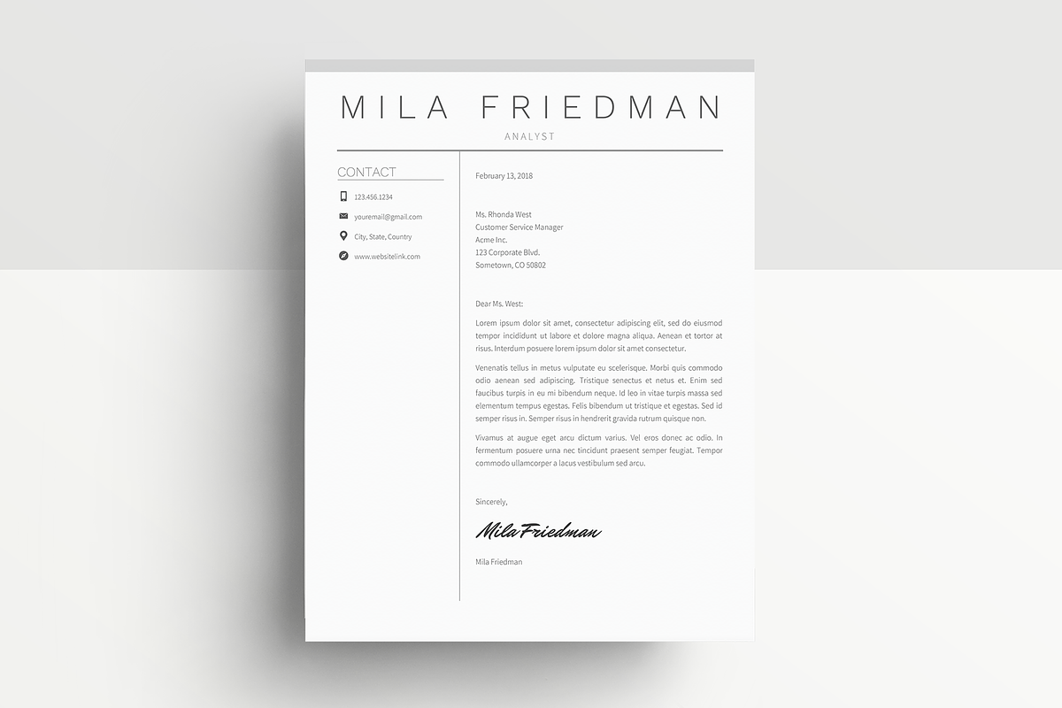 Google Docs Resume Template, a Resume Template by MioDocs