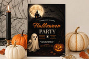 Elegant Spooky Halloween Invitation, an Invitation Template by Arslan (Thumbnail 1 of 5)