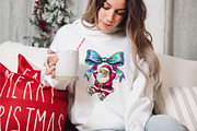 Santa Coquette Bow PNG, an Illustration by designcity5 (Thumbnail 4 of 8)