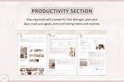 Notion PLR Template Life Planner, a Templates & Theme by Julia On Purpose (Thumbnail 3 of 10)