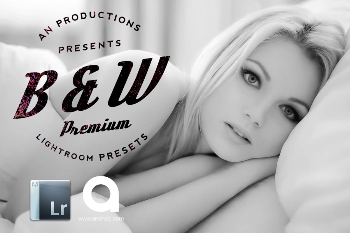Black & White Lightroom Presets, an Action Add-On by AN Productions (Photo 1 of 4)