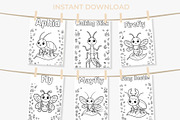 Insect Coloring Book for Kids, an Education Illustration by Mohammad Sarfaraz (Thumbnail 5 of 13)