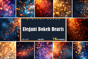 Elegant Bokeh Hearts