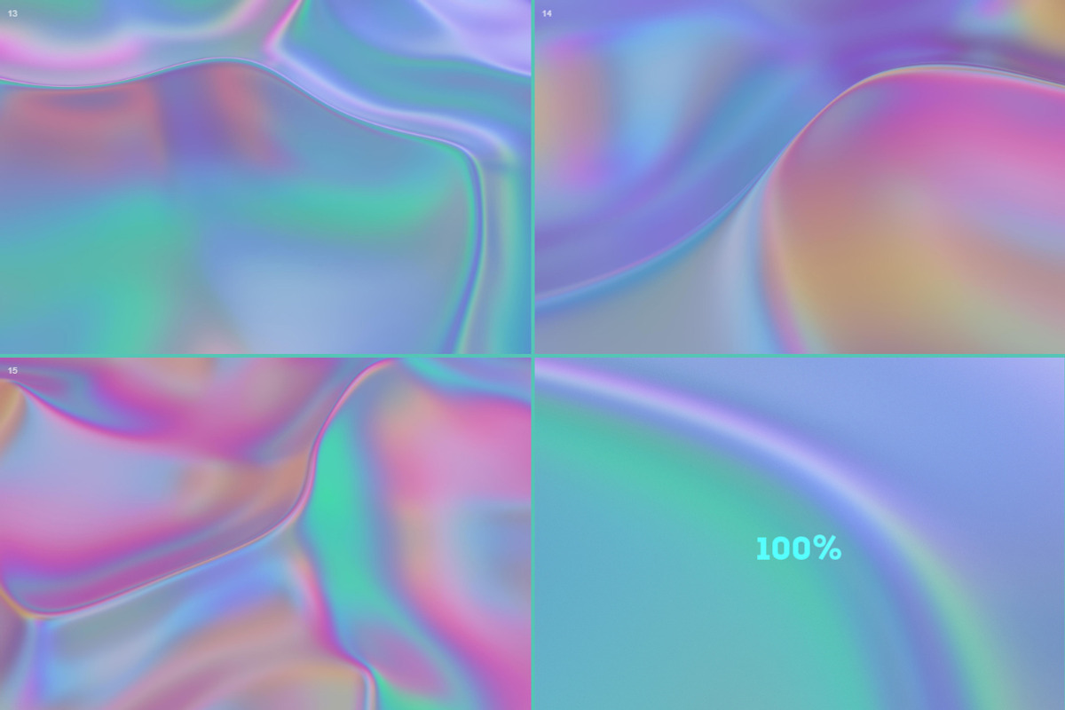 Iridescent Abstract Backgrounds, a Background Graphic by BIBIART (Photo 12 of 12)