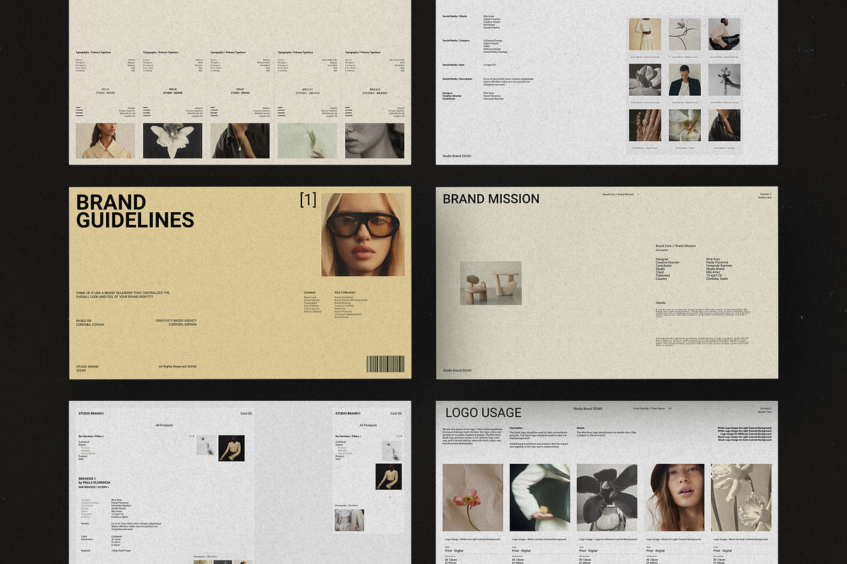 MIA I Brand Guidelines, a Presentation Template by Studio Brand (Photo 1 of 9)