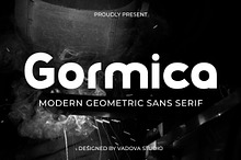 Gormica Geometric Sans Serif Font