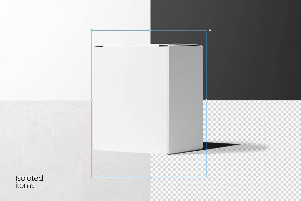 Product Box Packaging Mockup Kit, a Packaging Mockup by Catkie - Digital Art (Photo 2 of 6)