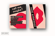 Business Card Templates | Flirty Lip, a Business Card Template by Nova Donna (Thumbnail 2 of 3)