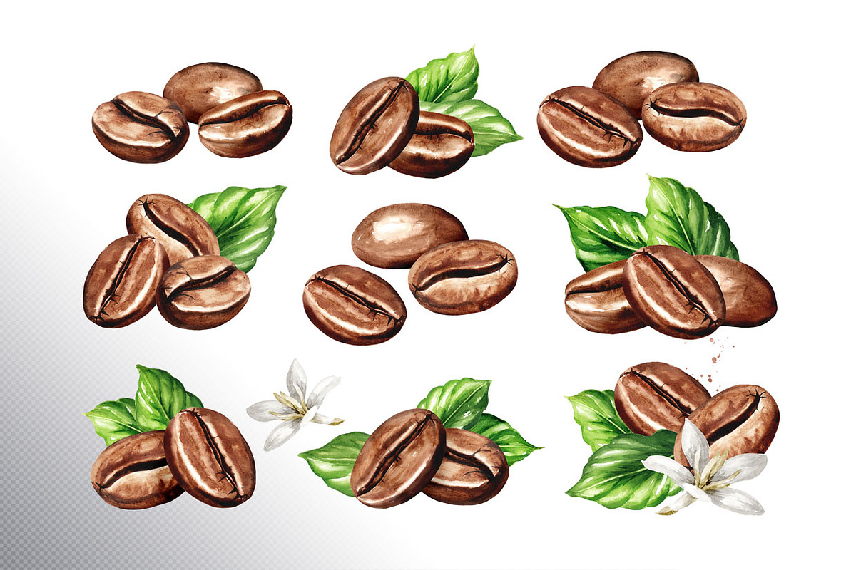 Coffee Time. Watercolor hand drawn, a Food Illustration by Daria Ustiugova (Photo 15 of 18)