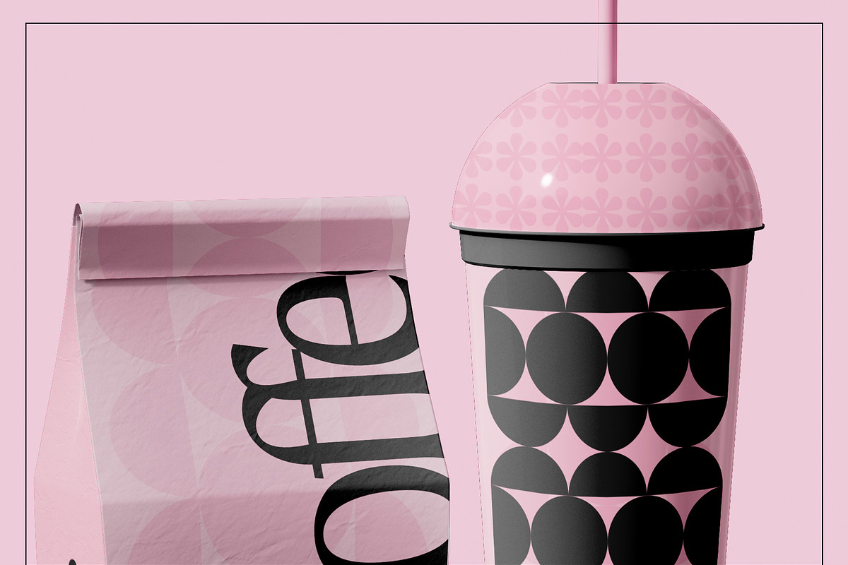 Coffee Bag Packaging Mockup Set, a Cups & Container Mockup by Mego-studio (Photo 8 of 8)