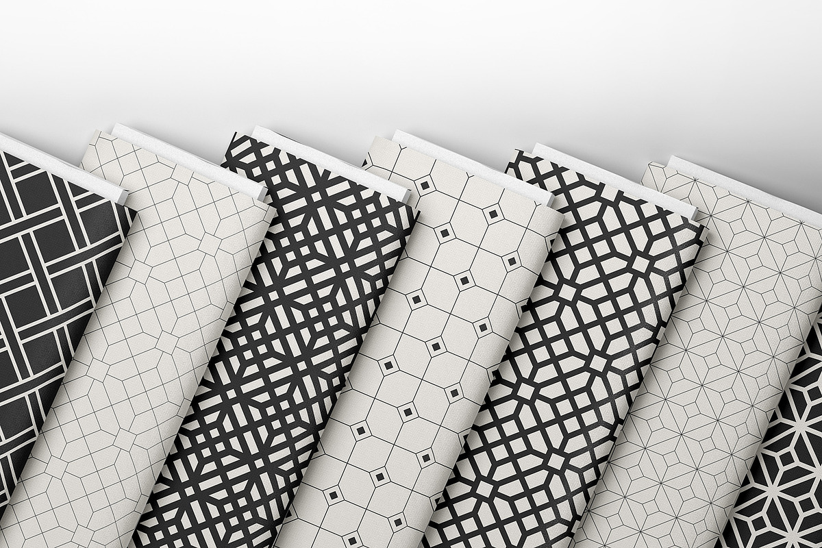 Squares. Seamless Patterns, a Pattern Graphic by Curly_Pat (Photo 2 of 8)