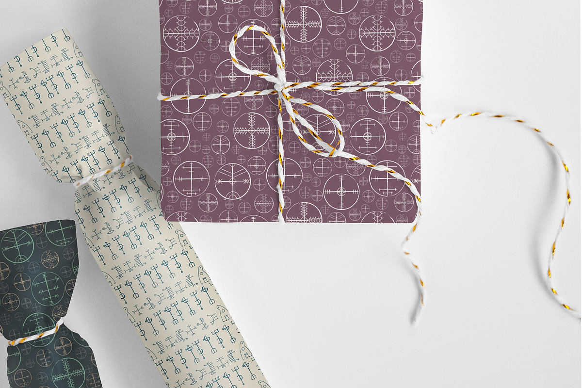 Scandinavian Runes Pattern Set, a Pattern Graphic by The Curio Cabinet (Photo 3 of 5)
