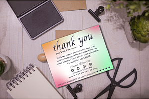 Thank You Card Small Business