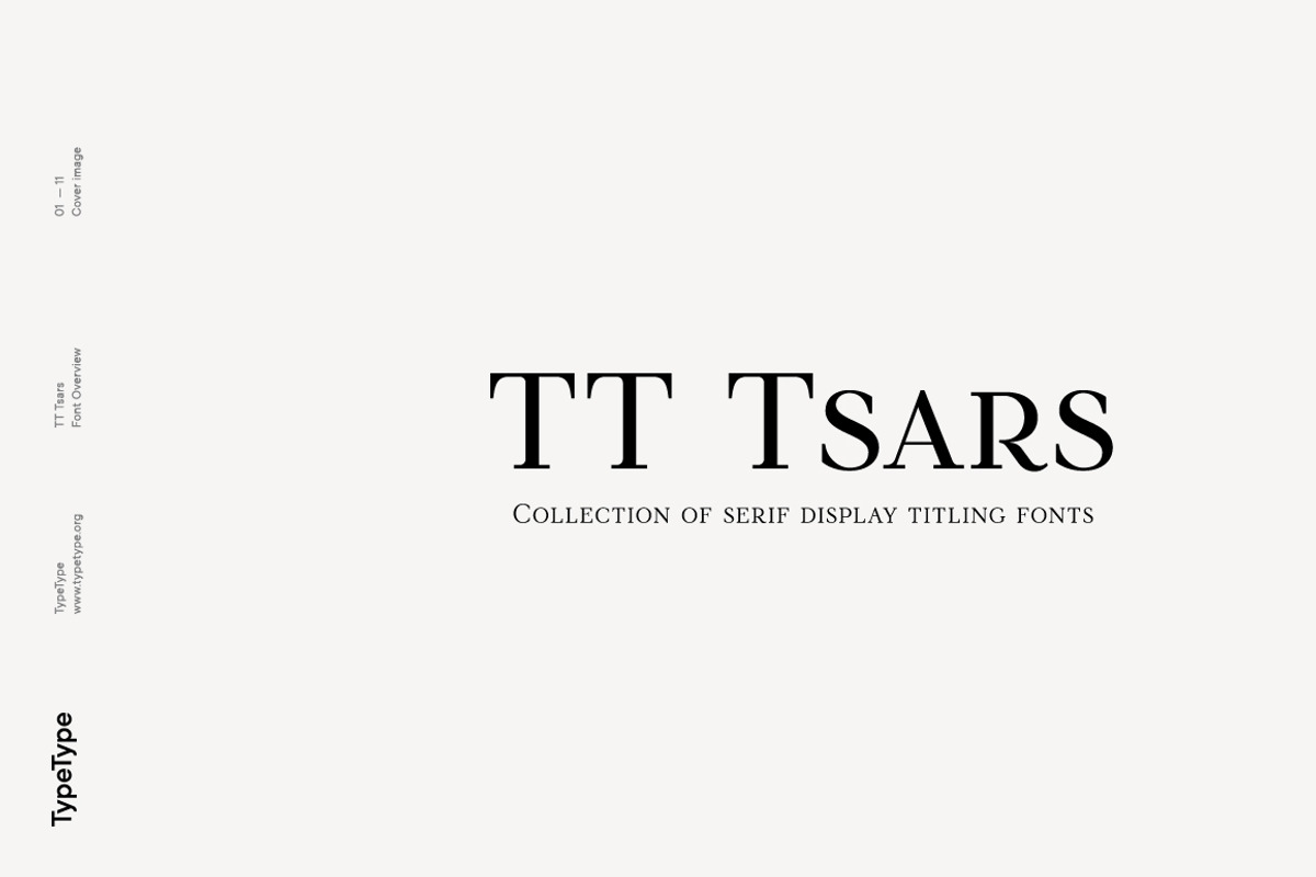 TT Tsars, a Serif Font by TypeType (Photo 1 of 10)