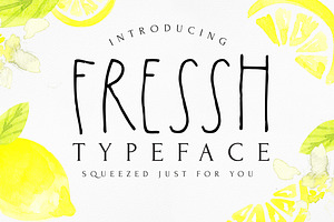 FRESSH typeface