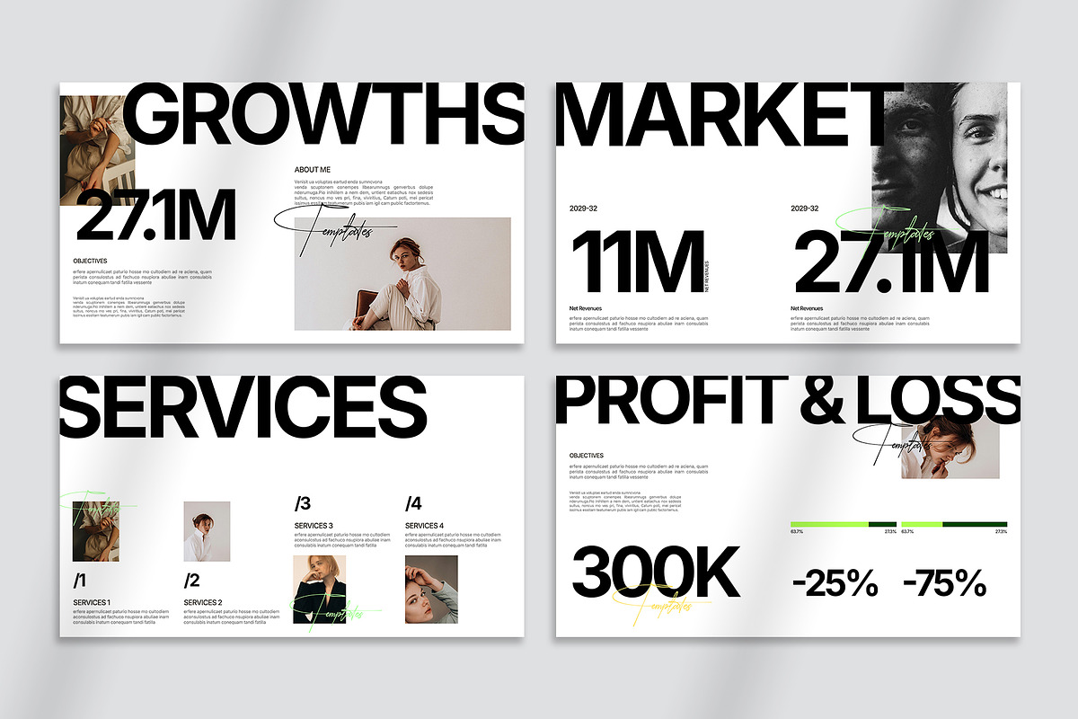 Annual Report Presentation Template, a Presentation Template by Oriofix (Photo 7 of 11)