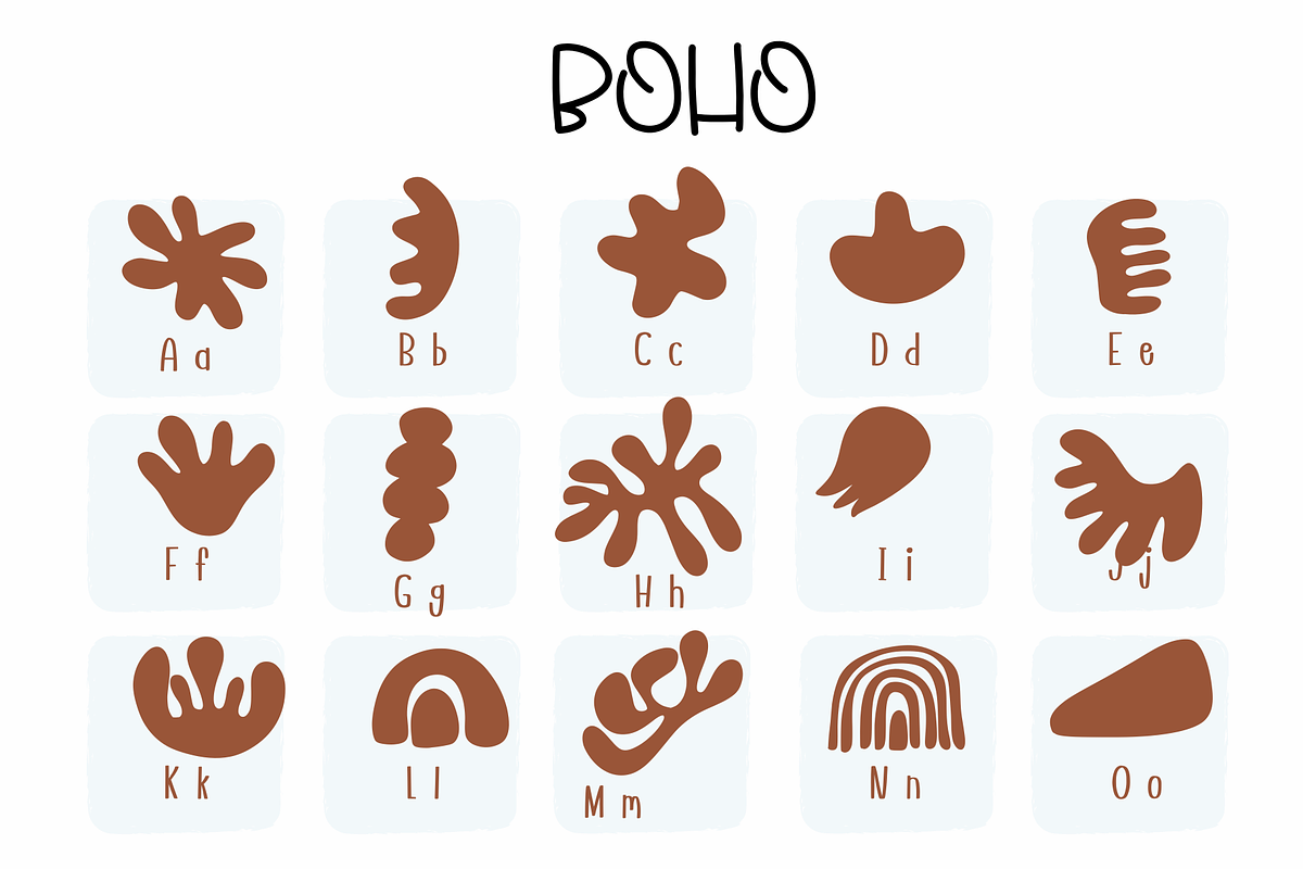 Boho | Symbols Fonts preview 2