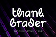 Glepha - Loopy Sans Serif Font, a Sans Serif Font by Flawless And Co (Thumbnail 10 of 10)
