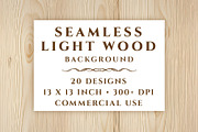 Seamless Light Wood Background, a Texture Graphic by everslide (Thumbnail 1 of 5)