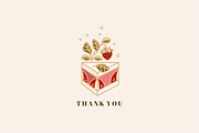 Vintage Cake Logo & Label Set, a Food Illustration by Artflorara (Thumbnail 8 of 8)