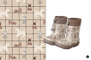 Snuggle Dogs AW Pattern Set, an Animal Illustration by Andrea Liesert (Thumbnail 6 of 8)