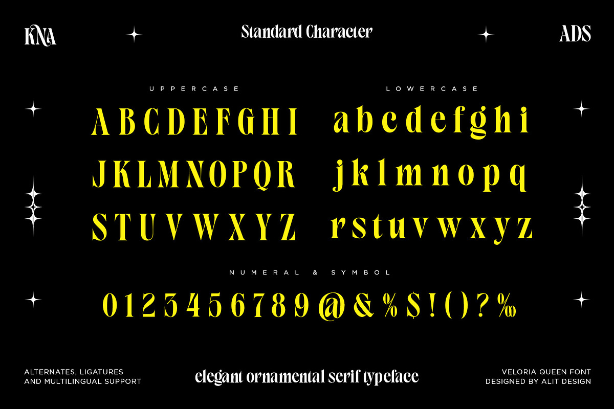 Veloria Queen Typeface, a Serif Font by alit design (Photo 2 of 20)