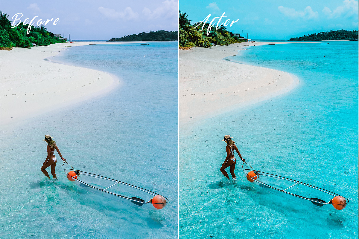 Mobile Lightroom Presets OCEAN TEAL preview 3