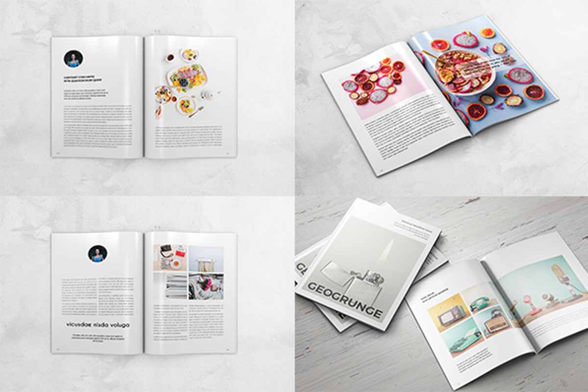 Geogrunge Magazine, a Magazine Template by Bookrak Graphic Design (Photo 10 of 13)