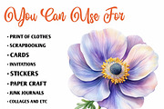 Watercolor Vivid Floral Collection, an Illustration by CreationArt (Thumbnail 2 of 10)