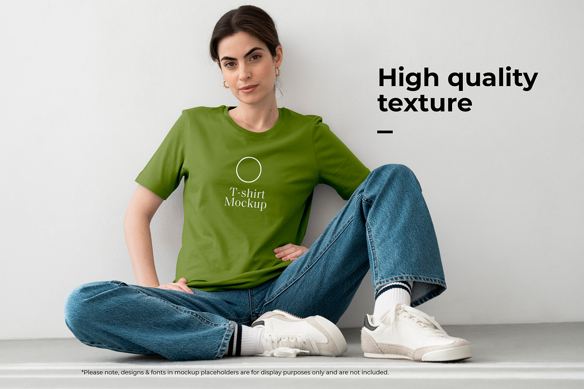 Woman T-Shirt Mockup Bundle, a Shirt Mockup by Moixo studio (Photo 6 of 10)