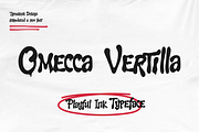 Omecca Vertilla, a Sans Serif Font by ilhamtaro (Thumbnail 1 of 10)
